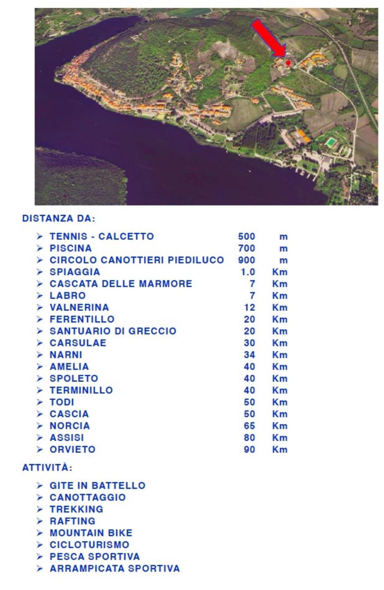 I Segreti Del Lago Piediluco Kültér fotó